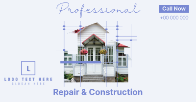 Repair and Construction Facebook ad Image Preview