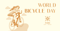 Lets Ride this World Bicycle Day Facebook ad Image Preview