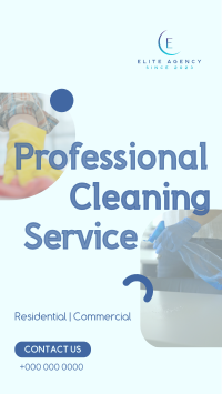 Spotless Cleaning Service TikTok Video Design