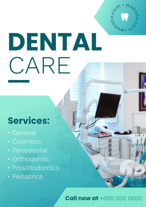 Formal Dental Lab Flyer Image Preview