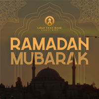 Traditional Ramadan Greeting Instagram Post Design