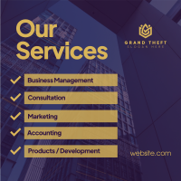 Corporate Services Instagram Post Design