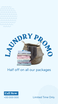 Laundry Delivery Promo Facebook story Image Preview