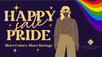Modern Happy Pride Month Sale  Facebook Event Cover Design
