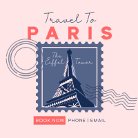 Welcome To Paris Instagram Post Design