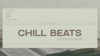 Minimal Chill Music Listening Party Video Image Preview