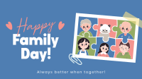 Adorable Day of Families Animation Image Preview