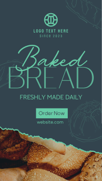 Baked Bread Bakery Instagram story Image Preview