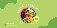 Fresh Salad Delivery Twitter post Image Preview