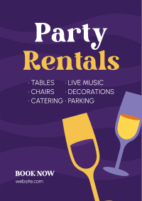 Party Needs Service Flyer Design