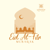 Celebrating Eid Al Fitr Linkedin Post Design