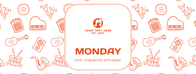 Music Monday Instruments Facebook cover Image Preview