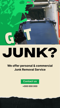 Junk Removal Service Instagram Story Preview