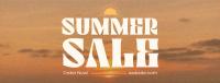 Sunny Summer Sale Facebook cover Image Preview