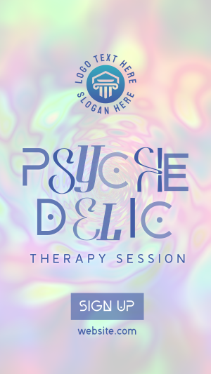 Psychedelic Therapy Session Facebook story Image Preview