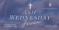 Cloudy Ash Wednesday  Facebook ad Image Preview