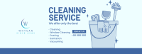 Cleaning Tools Facebook Cover Design