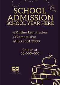 School Admission Year Poster Image Preview