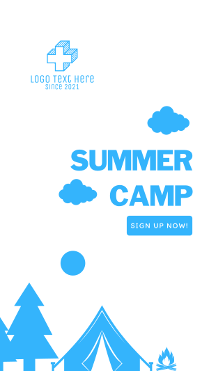 Kids Summer Camp Instagram story Image Preview