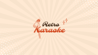 Retro Karaoke YouTube Banner Design