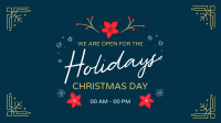 Open On Holidays Facebook event cover Image Preview