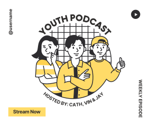 Youth Podcast Facebook post