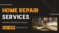 Simple Home Repair Service Animation Design