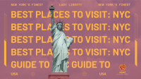 Best Places to Visit in New York City Zoom Background Image Preview