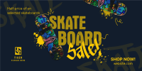 Streetstyle Skateboard Sale Twitter Post Design