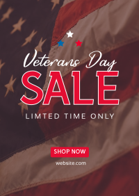 Veterans Medallion Sale Poster Design