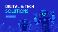 Digital & Tech Solutions Facebook Event Cover Design