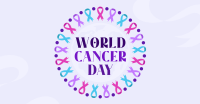 Cancer Day Ribbon Facebook ad Image Preview