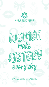 Women Make History Instagram reel Image Preview