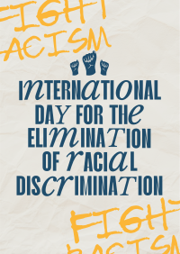 Stop Racial Discrimination Poster Image Preview
