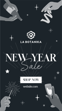 New Year Sale Facebook Story Image Preview