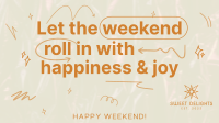 Weekend Joy Facebook Event Cover Design