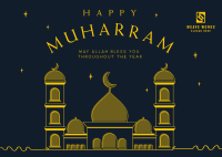 Welcoming Muharram Postcard Image Preview