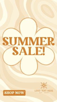 Groovy Summer Sale TikTok video Image Preview