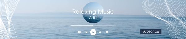 Ocean Music Cover SoundCloud Banner Design Image Preview