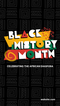 Celebrating African Diaspora Instagram story Image Preview