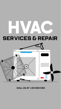 Best HVAC Service Instagram story Image Preview