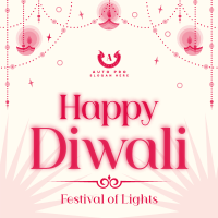 Celebration of Diwali Instagram post Image Preview