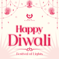Celebration of Diwali Instagram Post Design