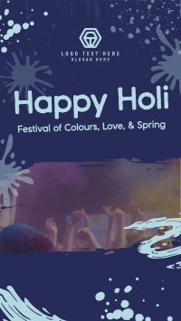 Holi Celebration Instagram Reel Design