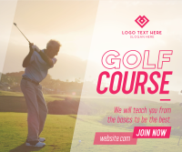 Golf Course Facebook Post Design