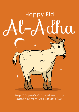 Eid Al Adha Goat Flyer Image Preview