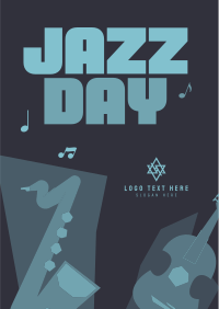 Jazz Instrumental Day Flyer Design