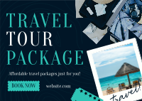 Travel Package  Postcard Design
