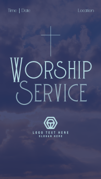 Sunday Worship YouTube Short Design