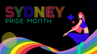 Sydney Pride Month Greeting Facebook Event Cover Design